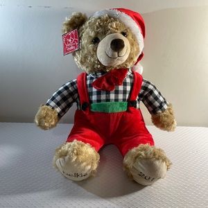 Belkie 2018 Christmas Holiday Plush Bear. 16” Stuffed Animal.